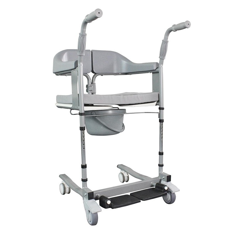 Wheelchair With Toilet Mover Transfer Commode Wheelchair