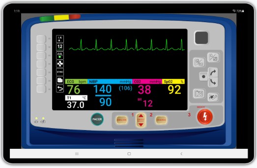 Thiết bị mô phỏng các dấu hiệu sinh tồn y tế
